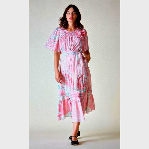 St Roche Selma Skirt Pink Marbled Multiple Sizes - Picture 8 of 11